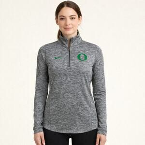 Nike Dri-Fit Oregon Ducks 1/4 Zip Pullover Women’s Small Gray